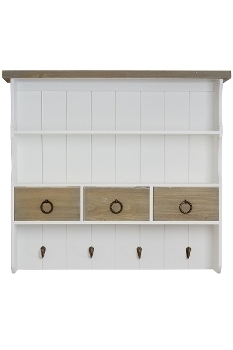 wallshelf "Straight", with 3 drawers