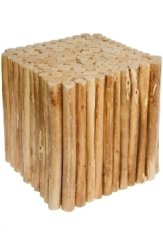 wooden foot stool  "Sven"
