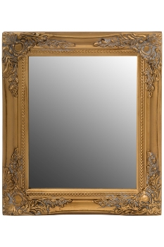 mirror "Rangi I", golden