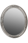oval mirror "Beyzawi I", silver