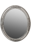 oval mirror "Beyzawi I", silver