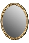 oval mirror "Beyzawi II", golden