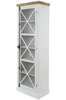 glass cabinet "Florence", with glass door