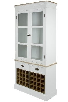 Vitrine "Provence", mit Schubladen und