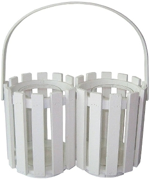 lantern in the shape of a bucket