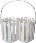 lantern in the shape of a bucket