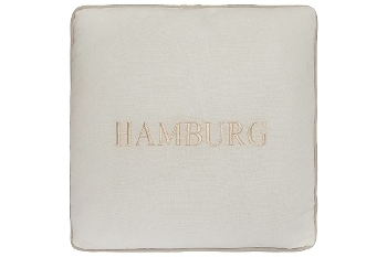 Hamburg cushion "Hamburg", white