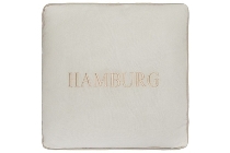 Hamburg cushion "Hamburg", white