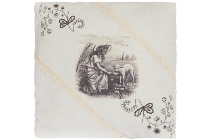 cushion "Farmer's Girl", square