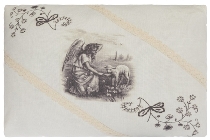 cushion "Farmer's Girl", rectangular