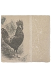 cushion "Rooster", square