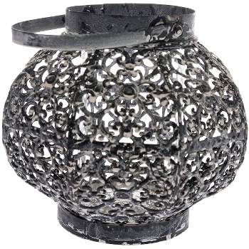 round metal lantern "Meltem"