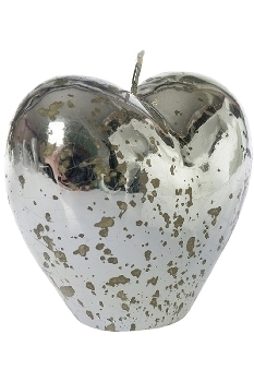 heartcandle in silver