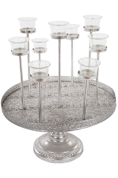 metal tray / tealights "Muki"