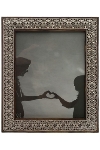 metal /wood picture frame "Ebru"