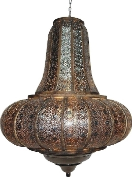 Orientlampe Metallornamente, "Uriel"