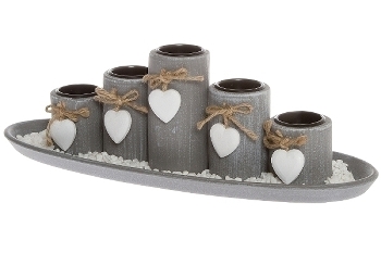 Tealight holder with tablet "Tabea"