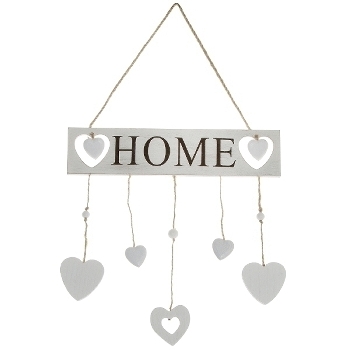 Deko Schriftzug Home - cream