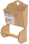 Kitchen roll holder with storage