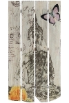 wooden mural Buddha design "Buddha Meditation"