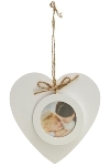 heart wall frame "Helga" White