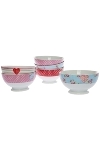 6 set of bowls "Amour"
