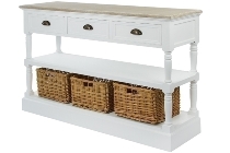 console "Toscana", with shelf und drawers