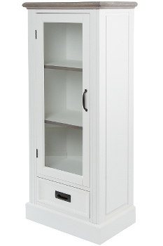 glass cabinet "Rita", with drawer