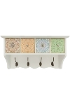 wall hanging "Paisley", 4 drawers/hooks