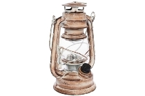 LED lantern "Teje", small, pink antique