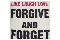cushion with filling "Live Laugh Love"