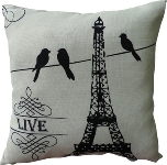 cushion with filling "Live"