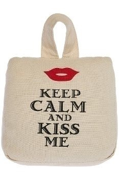 Türstopper "Keep Calm and Kiss"