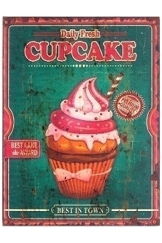 wooden plate "Cupcake II"