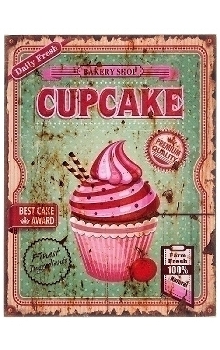 wooden plate "Cupcake IV"