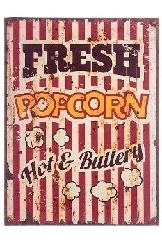 wooden plate "Popcorn"