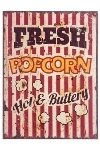 Holzschild "Popcorn"