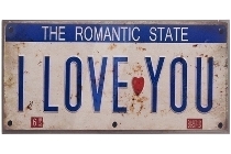 metal plate "Romantic State"