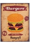 metal plate "Burgers"