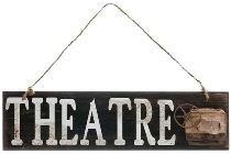 wooden plate "Theatre"