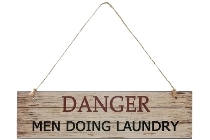 Holzschild "Danger"