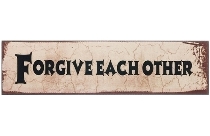 wooden plate "Forgive each other"