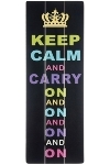 wooden plate "Carry On"