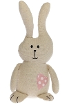 doorstopper bunny "Lea", grey