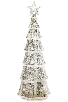 Beleuchteter LED Weihnachtsbaum mit Stern,