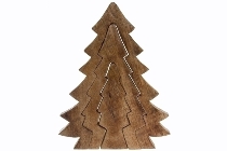 Deko Puzzle Baum Natural+ Gold