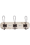 wallshelf "Thor", with 3 hooks