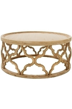 Wood side table "Amazonia" height ca. 37 cm,