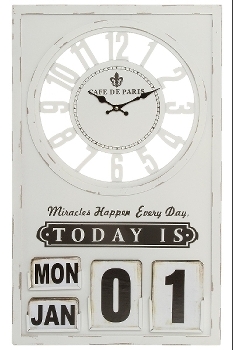 wall clock "Miracle", with date