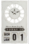 wall clock "Miracle", with date